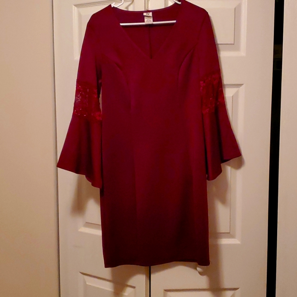 Red/ burgandy dress